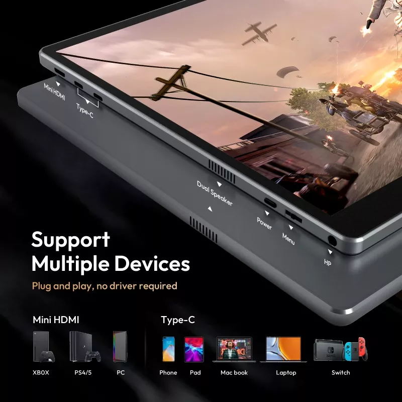 Почему вам следует выбрать 16-дюймовый портативный монитор 1200P для работы и путешествий?